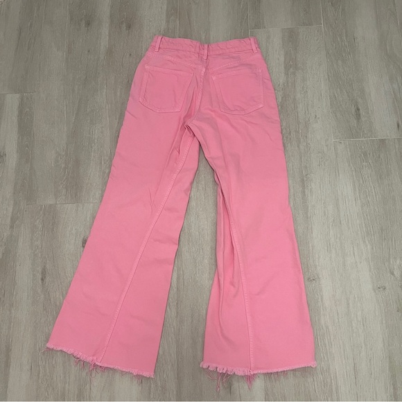 PINK ZARA JEANS SIZE US 2 - Picture 4 of 8